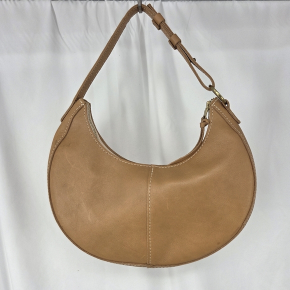 Portland Leather Goods Classic Nora Shoulder Bag in color Honey - Picture 3 of 11